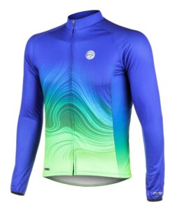 Camisa Masculina Manga Longa Streak Azul Mauro Ribeiro