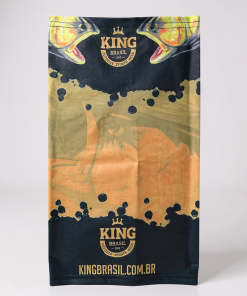 Bandana Pescaria Estampa Peixe Dourado King