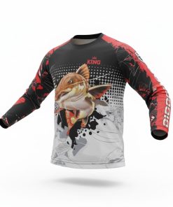 Camisa De Pesca Infantil Proteção Solar Peixe Pirarará King