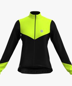 Jaqueta De Ciclismo Feminina Safe Thermal Amarelo Mauro Ribeiro