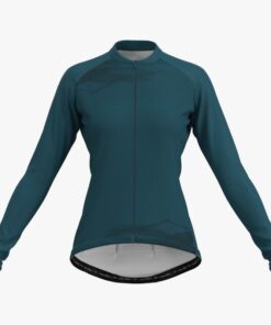 Camisa Ciclismo Feminino Manga Longa Intense Verde Mauro Ribeiro