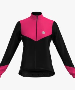 Jaqueta De Ciclismo Feminina Safe Thermal Pink Mauro Ribeiro