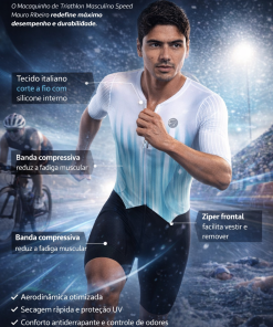 Alternative view of Macaquinho de Triathlon Masculino Speed Mauro Ribeiro