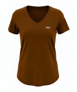 Camisa Dry Fit Wave Marrom Feminina Movimento e Companhia