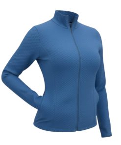 Jaqueta Feminina Esportiva Bubbles Azul Academia M&C