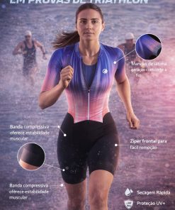 Alternative view of Macaquinho de Triathlon Feminino Speed Mauro Ribeiro