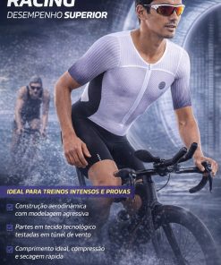 Alternative view of Macaquinho de Triathlon Masculino Racing Mauro Ribeiro