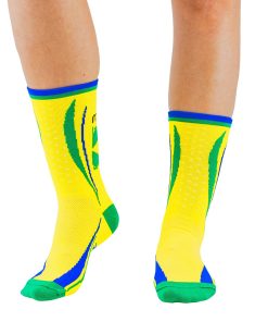 Alternative view of Meia De Ciclismo Brasil Marcio May Sports