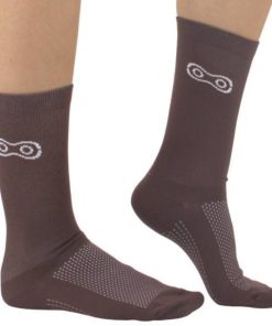 Alternative view of Meia De Ciclismo Marrom Marcio May Sports