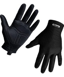 Luva de Ciclismo Dedo Longo Fiber MTB/SPEED Preta Unissex Mauro Ribeiro