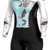 Macaquinho de Ciclismo Manga Longa Feminino New Elite Lis Ert