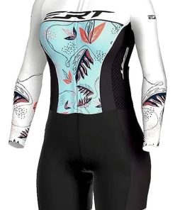 Macaquinho de Ciclismo Manga Longa Feminino New Elite Lis Ert