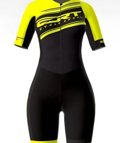 Macaquinho de Ciclismo Feminino New Elite Forro Gel Pro Ert