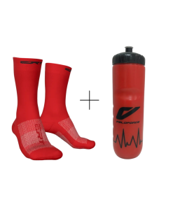 Kit de Meias Esportivas + Garrafa com Desconto