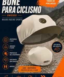 Alternative view of Boné para Ciclismo Unissex Creme Gravel Mauro Ribeiro Sports