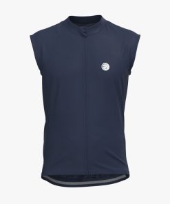 Colete Ciclismo Corta Vento Masculina Airflex Azul Marinho Mauro Ribeiro