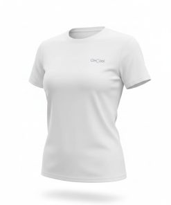 Camisa De Corrida Feminina Dry Fit Branca Cia Cool