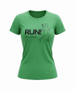 Camisa De Corrida Feminina Dry Fit Verde Cia Cool