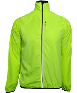 Jaqueta Ciclismo Corrida Corta Vento Light Amarela Neon Be Fast
