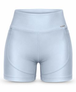 Shorts Academia Feminino Atlanta Garoa com Bolso Movimento e Companhia