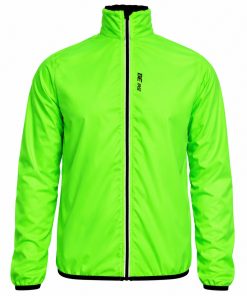 Jaqueta Ciclismo Corrida Corta Vento Light Verde Neon Be Fast