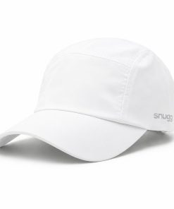 Boné Unissex Corrida Sol Secagem Rápida Branco Snugg