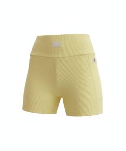 Shorts Utility com Bolsos Cor Amarelo Movimento e Companhia